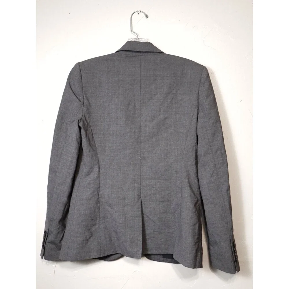 J. Crew #B3231 Bi-Stretch Campbell Dark Gray Blazer Size Woman's 4